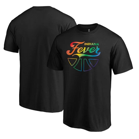 Unisex Fanatics Branded Black Indiana Fever Team Pride Wordmark T-Shirt Cover