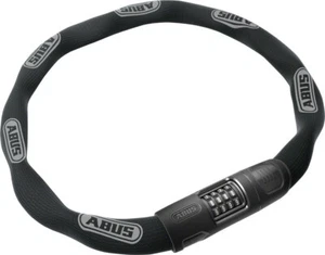Abus 8808C Chain Lock - Combination, 3.7', 8mm Square, Black - Picture 1 of 1