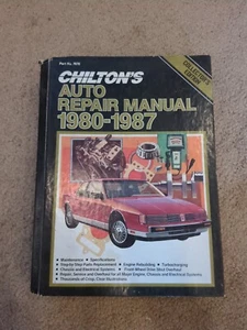 Chilton's Auto Repair Manual Collectors Edition 1980-1987, Hardback Part No 7670 - Picture 1 of 3
