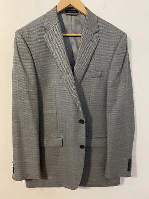 Abrigo deportivo Lauren Ralph Lauren para hombre talla 42L pata de gallo de un solo pecho Foto 1 de 4