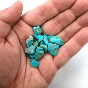 Mini pépites DVH 2/3 oz Sleeping Beauty turquoise stabilisées authentiques 16,8 g (5685) - Photo 1/3