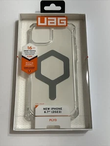 UAG PLYO Case For iPhone 15 Plus Case 6.7" - ICE - MagSafe - Picture 1 of 10