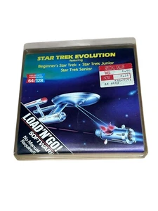 Star Trek Evolution Spiel 5" Disk C64/128 GVP veröffentlicht 1985 Anfänger/Jr/Sr LVLs - Bild 1 von 6