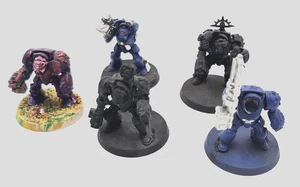 Terminators Ultramarines Space Marines Warhammer 40K dipinto - Foto 1 di 2