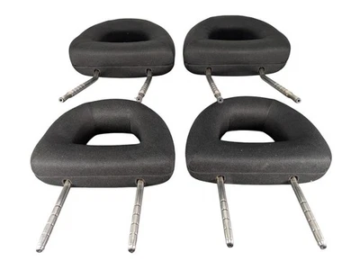1998-2005 Volkswagen Beetle conjunto de quatro encostos de cabeça tecido preto LH RH dianteiro e traseiro - Imagem 1 de 4