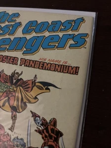 West Coast Avengers #4 (Marvel Comics enero 1986) En muy buen estado 1st Mater Pandemonium - Imagen 1 de 5