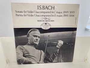 YEHUDI MENUHIN- BACH SOLO PARTITEN FOR VIOLIN 1005/1006 -HUNGAROTON RED STERE NM - Picture 1 of 3