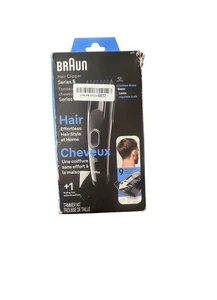 Braun Hair Clipper Series 5 *Rechargeable + 9-Settings + styling tool*-open box  - Picture 1 of 1