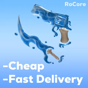 Murder Mystery 2 (MM2) 🌊 Ocean Set 🌊 - Waves Knife + Ocean Gun - Picture 1 of 1