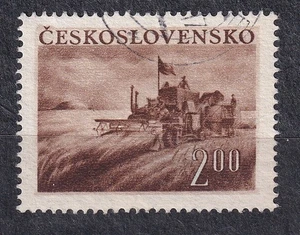 CZECHOSLOVAKIA 1952 SC#517 USED 2K st., Agricultural Development, Harvester. - Picture 1 of 1