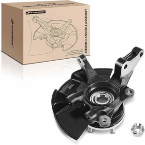 Conjunto de buje de cojinete de rueda y nudillo de dirección delantero izquierdo Hyundai Tucson 05-09 - Imagen 1 de 7