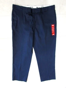 Pantalone da lavoro uomo Dickies 874 taglia 46x32 blu vestibilità originale flessibile nuovo con etichetta - Foto 1 di 6