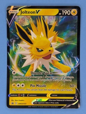 Jolteon V - SWSH151 Pokémon TCG Promo SWSH: Sword & Shield Promo Cards Near Mint - Image 1 of 2