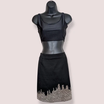 Falda de pana fina Moschino vintage de los años 90 barata y elegante Foto 1 de 4