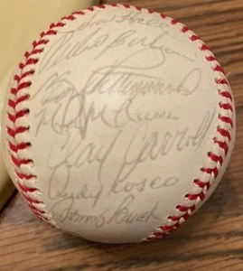 1974 CINCINNATI REDS SIGNIERTER BALL! 29 SIGS INC. 4 HOF PLUS ROSE! GROSSE ROTE MASCHINE! - Bild 1 von 5