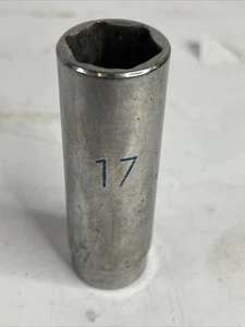 Matco Tools 3/8" Drive 17MM 6PT Deep Chrome Socket BD17M6A USA. FREE SHIPPING - Bild 1 von 5