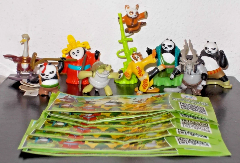 Komplettsatz Kung Fu Panda 3 (FS276 - FS285) + 9 bpz Ü-ei Überraschung 2015/2016 - Bild 1 von 1