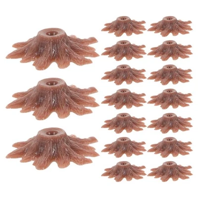  100pcs Model Trees Stand: Miniature Artificial Plant Feet Mini Brace Holder - Image 1 of 4