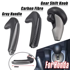 Gear Shift Knob Shifter Brake Handle Cover For Honda Civic 2006 2007 2008-2011 - Bild 1 von 25