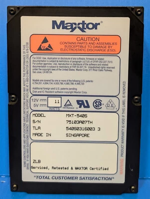 Maxtor MX-540S - Image 1 of 2