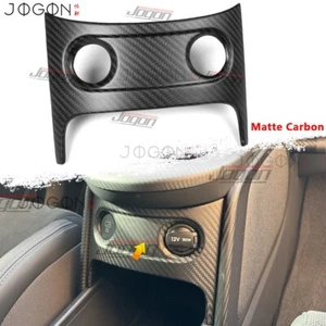 Dry Carbon Storage Charger Socket Covers For Hyundai Ioniq 5 N Line 5N 2023-2025 - Picture 1 of 15
