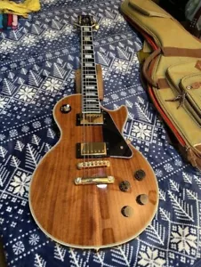 2022 EPIPHONE LES PAUL CUSTOM, Koa Natural, Inspired by Gibson - Picture 1 of 17
