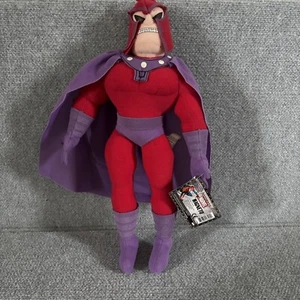 Figura de peluche Marvel Magneto XMEN 15” juguete de colección 2001 Y2K Kellytoy nueva con etiquetas - Imagen 1 de 7