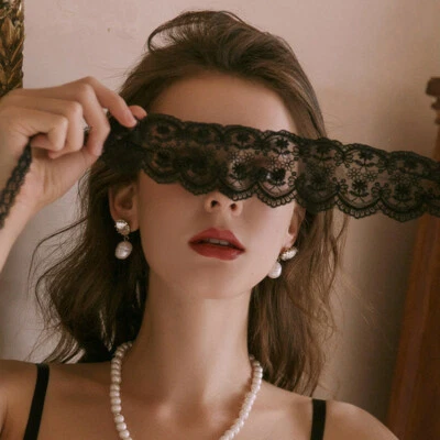 Women's Sexy Perspective Lace Blindfold Fairy Eye Mask Accessories Role-play - Image 1 of 4