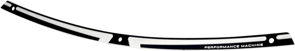 Performance Machine Black Chrome Scallop Fairing Trim 96-13 Harley Touring FLHX - Image 1 of 1