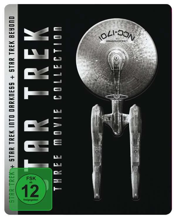 3 Steelbook STAR TREK Spaceship Enterprise INTO DARKNESS Beyond 6 BLU-RAY Box - Image 1 of 1