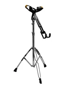 Zenison DJEMBE STAND Double Braced Chrome Adjustable Height Heavy Duty Tripod - Picture 1 of 9