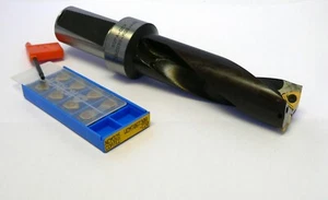 SUPADEX U-DRILL 34mm DIAMETER INCLUDING PACK OF 10 KORLOY COATED INSERTS - Picture 1 of 1