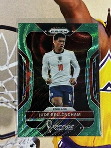 Jude Bellingham Panini Green Wave Prizm Road To Qatar + 5 Prizm Cards & 19 Base - Bild 1 von 6