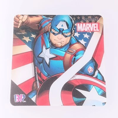 Captain America Marvel × Baskin Robbins Untersetzer Japanisch aus Japan - Bild 1 von 3