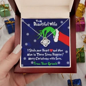 To My Wife Halskette, Weihnachtsgeschenk für Frau, Frau Geschenk, Weihnachtsgeschenke für sie - Bild 1 von 11