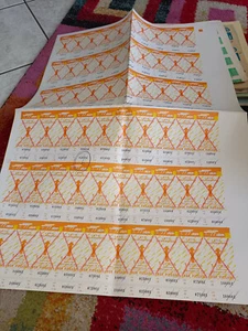 RARO FOGLIO BIGLIETTI BUS ATM ANCORA DA TAGLIARE - Foto 1 di 1