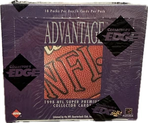 1998 Collector's Edge Advantage Football Hobby Box - Find Manning Moss Rookies - Bild 1 von 3