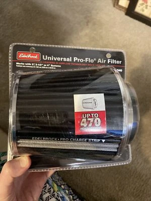 Edelbrock Pro-Flo Black Conical Air Filter 43640 Foto 1 de 4