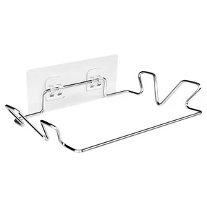 Stainless Steel Trash Bag Holder for Kitchen Cabinets Doors and Cupboards - Picture 1 of 11
