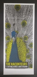 2008 RACONTEURS Amsterdam Netherlands JACK WHITE /175 Print Mafia Poster Peacock - Picture 1 of 7