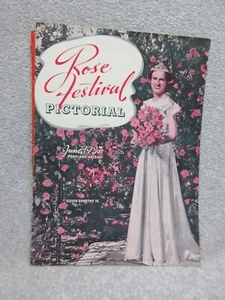 1937 PORTLAND ROSE FESTIVAL  PROGRAM   QUEEN DOROTHY 3rd     Museum Condition - Picture 1 of 4