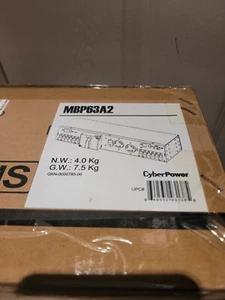 CyberPower MBP63A2 200-240VAC 63A 2 RU Maintenance Bypass PDU - Picture 1 of 7