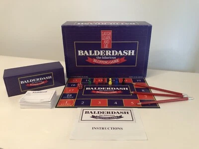 Balderdash Hilarious Bluffing Board Game Vintage 1984 Complete Family Tyco Games - Image 1 of 4