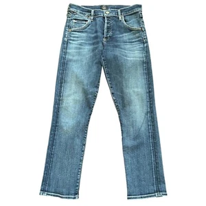 Citizens of Humanity CoH Emerson Slim Boyfriend Jeans Blue Button Fly Sz 25 - Picture 1 of 10