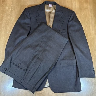 Cricketeer Suit Mens 42L 34x29 Brown Wool Vintage 2 Piece Union Made USA - Image 1 of 4