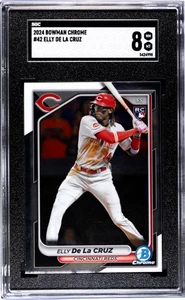 2024 Bowman Chrome #42 Elly De La Cruz RC SGC 8 - Bild 1 von 2