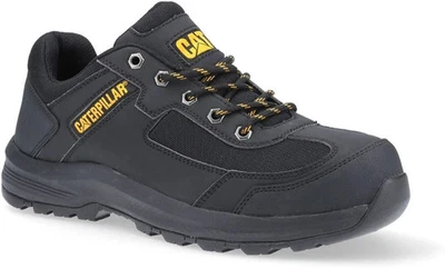 Zapatos De Seguridad Negros Para Hombre Cat Elmore P725317 De Ajuste Amplio - Imagen 1 de 4