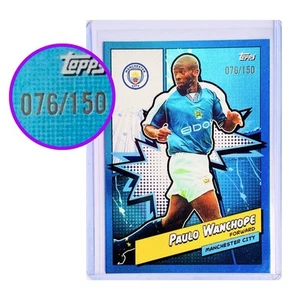 Paulo Wanchope 2023 Topps Manchester City Team Set Blue Parallel /150 MANH9 - Picture 1 of 4