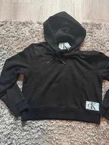 Calvin Klein Cropped Kapuzen Pullover Gr M - Bild 1 von 3