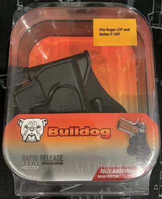 Bulldog Rapid Release Holster Right Hand For Ruger LCP & Keltec P3AT RR-LCP - Image 1 of 4